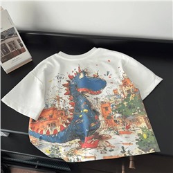 Хлопковая футболка для мальчиков