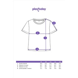 Футболка PLAYTODAY, 1088540