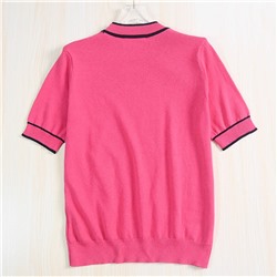 Трикотажная футболка Karl Lagerfel*d с круглым вырезом и контрастными строчками