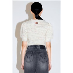 Jersey de alpaca y lana Crudo