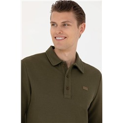 Erkek Haki Sweatshirt