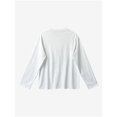 Женский лонгслив с эффектным принтом  МО*КО