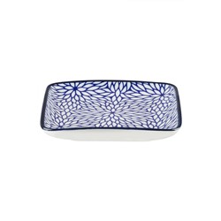 Rêve Bleu Drancy New Bone China Kare Tabak