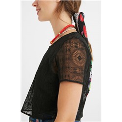 Body camiseta semitransparente