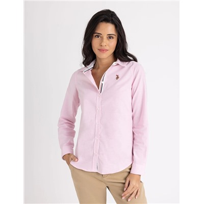 LONG SLEEVE SOLID STRETCH OXFORD SHIRT