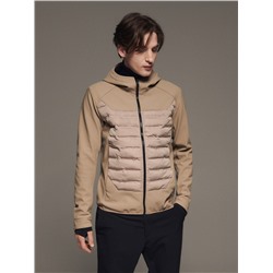 Jacke aus materialmix