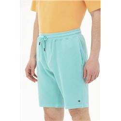 Erkek Mint Örme Şort