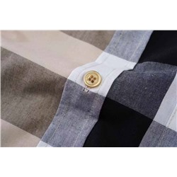 Хлопковая рубашка Burberr*y   Унисекс модель  Хорошая реплика