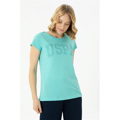 Kadın Mint Basic Tişört