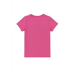 Erkek Çocuk Pembe Bisiklet Yaka Tişört