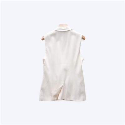 Женский жилет из смесового льна и вискозы  ФОРЕВЕ*Р 21