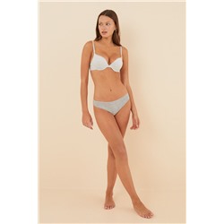 GORGEOUS Sujetador push up algodón gris