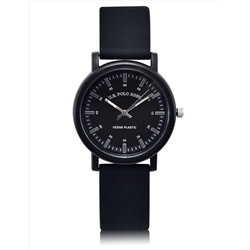 LADIES BLACK CLASSIC STRAP ANALOG WATCH
