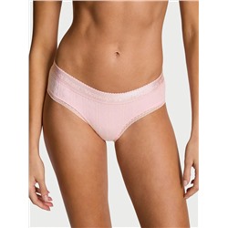 Logo Heart Pointelle Hiphugger Panty