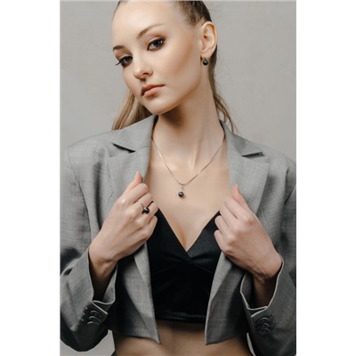 Серьги серебро 28201S2