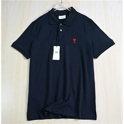 Хлопковая базовая рубашка-поло, модель унисекс АМ*И