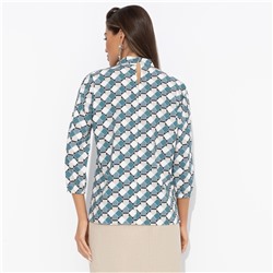 Блуза с воротником-стойкой, Вихрь комплиментов