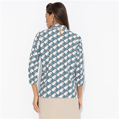 Блуза с воротником-стойкой, Вихрь комплиментов