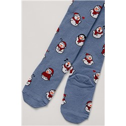 Колготки Снеговики детские