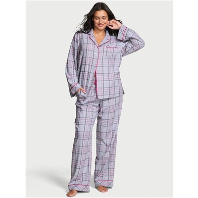 Victoria's Secret Flannel Long Pajama Set