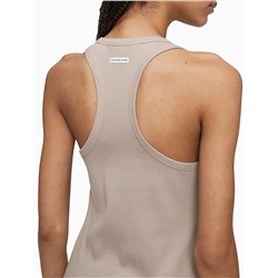 New Arrival Solid Racerback Midi Tank Dress