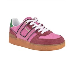 GUESS Women's Inart Low Profile Sporty Gum Bottom Lace-Up Sneakers