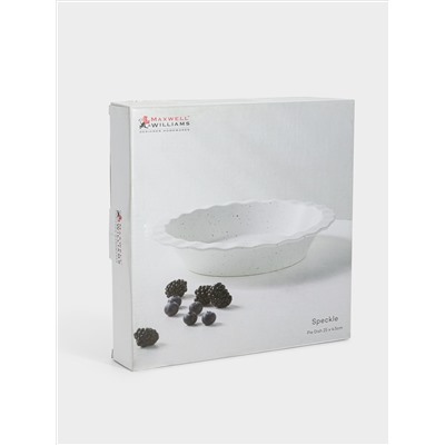 Форма для запекания, 25 см, фарфор P, круглая, молочная, в крапинку, Speckle