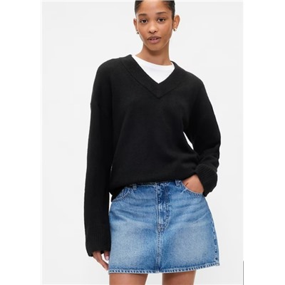 Oversized V-Neck Sweater