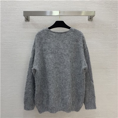 Женский свободный свитер с объёмным плетение  ЛОЕВ*Е 💛