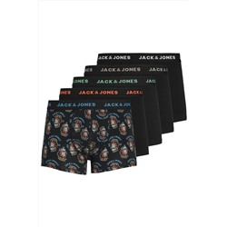 Jack & Jones Erkek 5'li boxer JACSUBOO SKULL Boxer 5 PACK