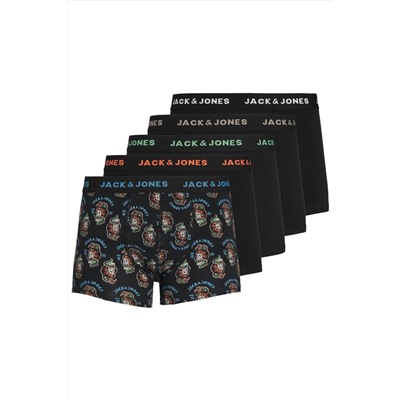 Jack & Jones Erkek 5'li boxer JACSUBOO SKULL Boxer 5 PACK