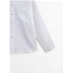 CAMISA 100% LINO BOLSILLOS