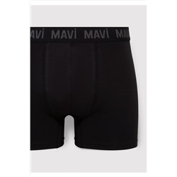 Mavi 5li Siyah Basic Boxer 0911238-900