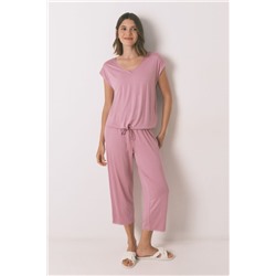 Pijama Capri viscosa rosa soft touch
