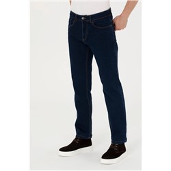 Erkek Lacivert Jean Pantolon