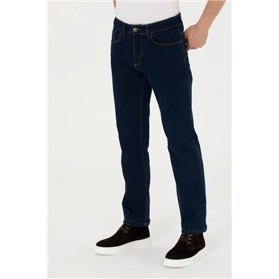 Erkek Lacivert Jean Pantolon