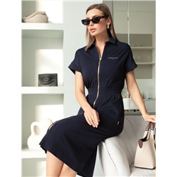 Платье из футера двухнитки с эластаном