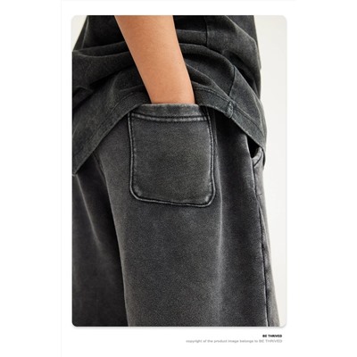 Детские шорты с эффектом потёртостей в комплект к топу из поста выше Материал: 100% хлопок