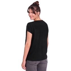 Damen T-Shirt mit Front aus Spitze