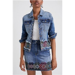 Chaqueta vaquera cenefas