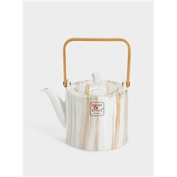 Чайник заварочный, 0,8 л, фарфор P, The Royal Marble