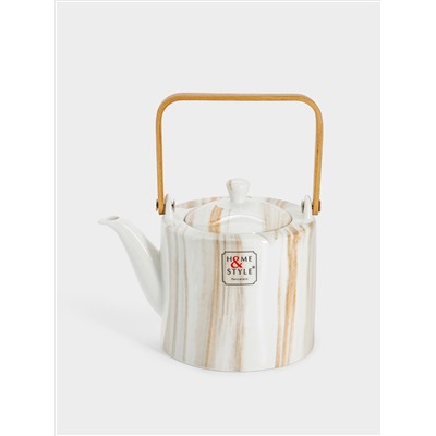 Чайник заварочный, 0,8 л, фарфор P, The Royal Marble