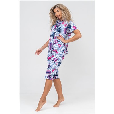 Пижама с бриджами 36672 НАТАЛИ #956768