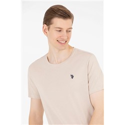 Erkek Taş Basic Bisiklet Yaka Tişört