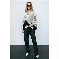 WIDE SLEEVE STRIPED BLOUSE
