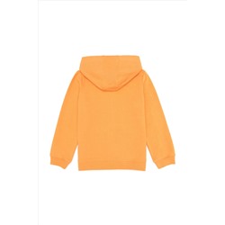 Erkek Çocuk Turuncu Basic Sweatshirt