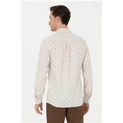 Erkek Taş Uzun Kollu Gömlek