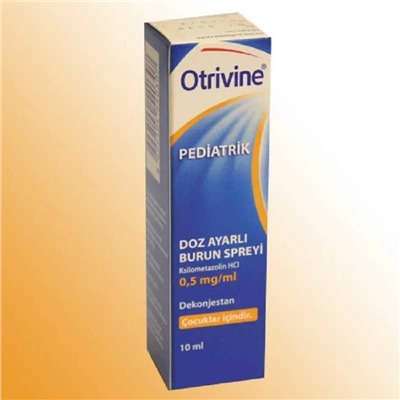 Детские (Отривин капли) OTRIVINE PEDIATRIK 0.5 MG/ML DOZ AYARLI BURUN SPREY