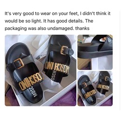 Женские шлепки Moschin*o 👍  Реплика