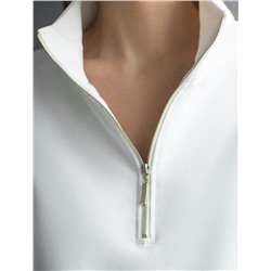 Джемпер из тонкого премиального футера с эластаном